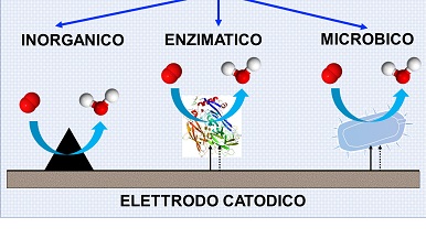 schema di un elettrocatalizzatore