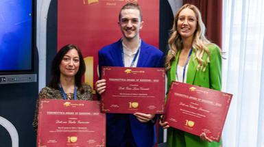 I tre vincitori del Vision Ottica Award 2023