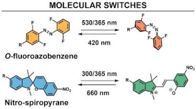 Fluoroazobenzeni e spiropirani