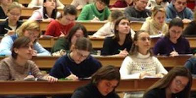 studenti a lezione