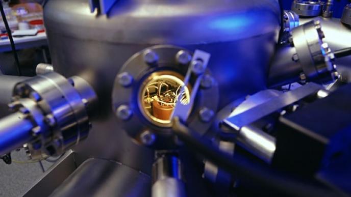 camera di crescita di un apparato per la crescita da fasci molecolari organici