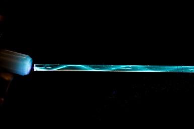 light waveguiding in optical fiber