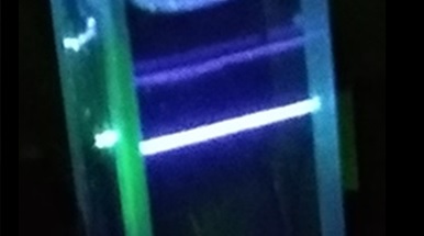 up-conversion di cristallia luminescenti drogati con quantum cluster di oro